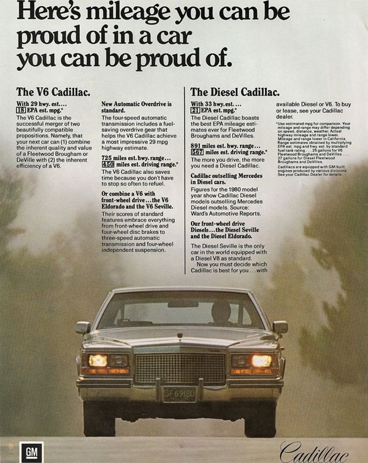 1981 Cadillac Auto Advertising